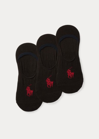 Men's Polo Ralph Lauren No-Show Liner 3-Pack Socks | 267045FSQ